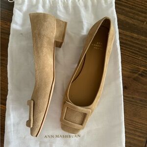 Ann Mashburn Buckle Pump Flat Shoe